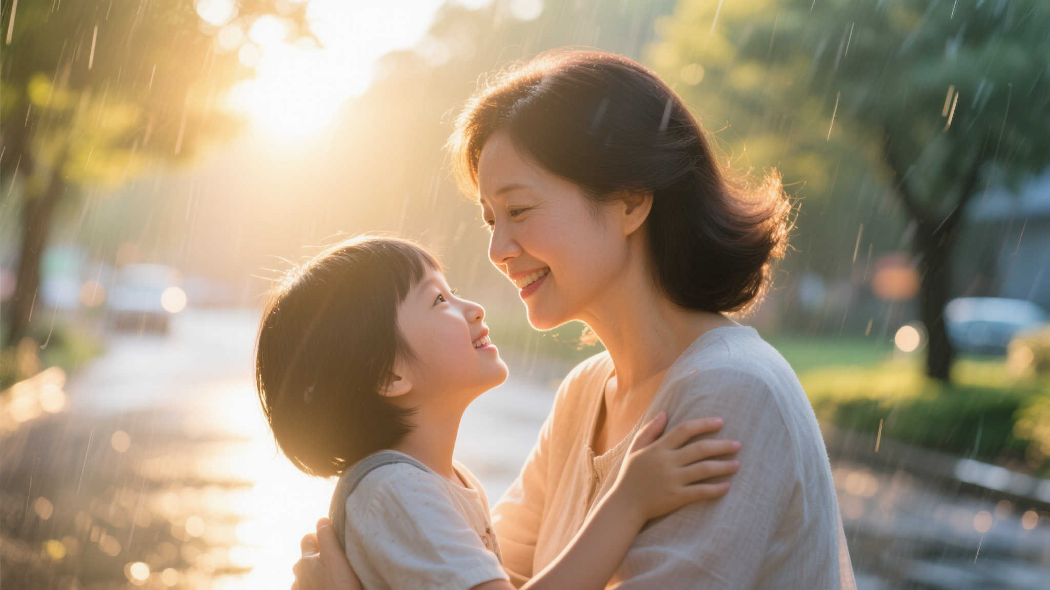 妈妈的爱让世界如她所愿,充满阳光与美好 妈妈的爱让世界如她所愿,充满阳光与美好